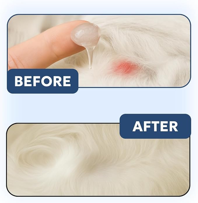 Forticept Clear Butter Dog Hot Spot Treatment Hydro Gel, Heals Dog Wound, Helps with Skin Yeast Infections, Ringworm, Insects Bites, Cuts, Rashes, Skin Allergy, 4 Ounces-PawvioPets