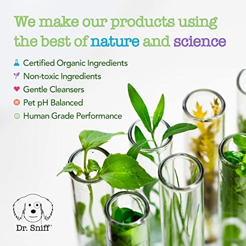 Dr. Sniff 2-in-1 Pet Shampoo & Conditioner, Ultimate Grooming Treatment for Dog & Cat Hair, Freshens Scent, Made in The USA, Fresh Pup Scent, 16 Oz-PawvioPets