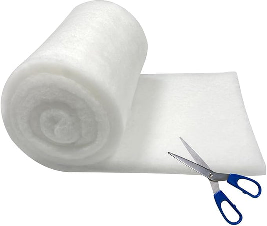 Aquarium Filter Floss- 1" Thick Multi-Layer Fish Tank Filter Floss Water Polishing Filter Pad, for Crystal Clear Water, Media Roll Cut to Size 12"x72"-PawvioPets