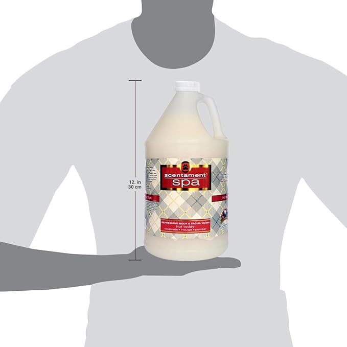 Best Shot Scentament Spa Seasonal Facial & Body Wash, Hot Toddy, 1 Gallon-PawvioPets