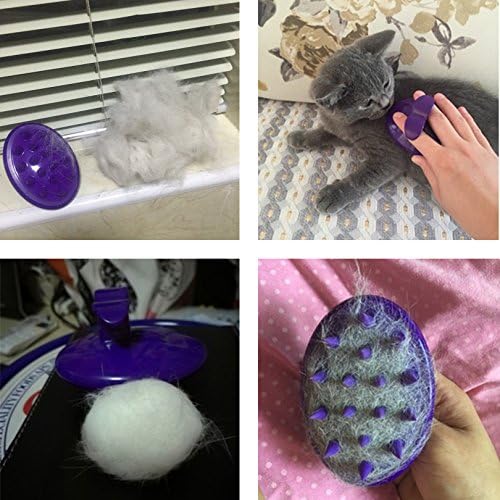Cat Brush with Soft Rubber Pins, Washable Silicone Pet Brushes for Indoor Cats - Grooming Shedding Massage & Bath, Scratch-Free Removes Hair Mats, Tangles, and Loose Fur for Short to Long Haired-PawvioPets