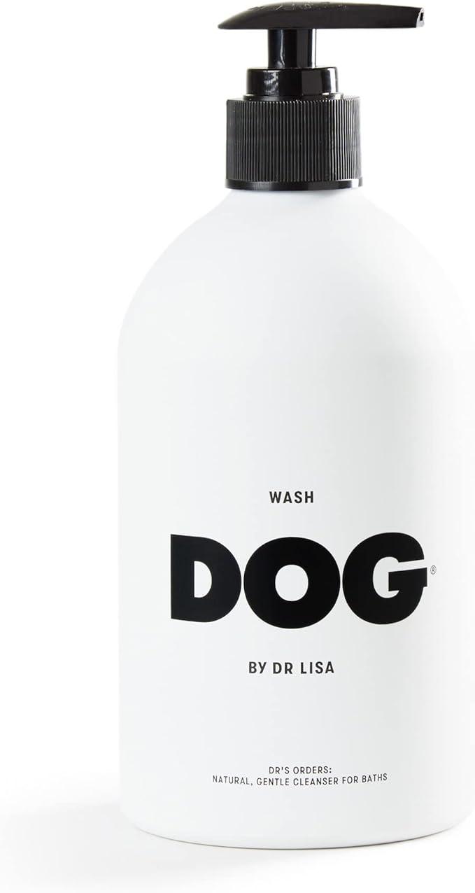 DOG by Dr. Lisa - Wash - Natural Dog Gentle Cleanser - for Baths, Showers - Plant-Based Essential Oils - Vegan - 16.9oz-PawvioPets
