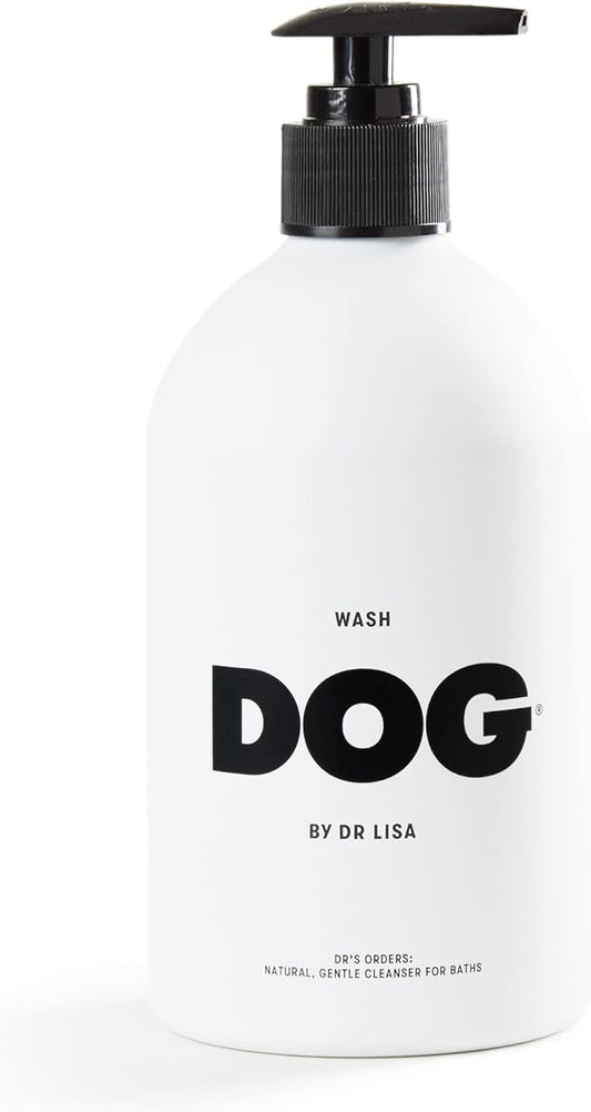 DOG by Dr. Lisa - Wash - Natural Dog Gentle Cleanser - for Baths, Showers - Plant-Based Essential Oils - Vegan - 16.9oz-PawvioPets