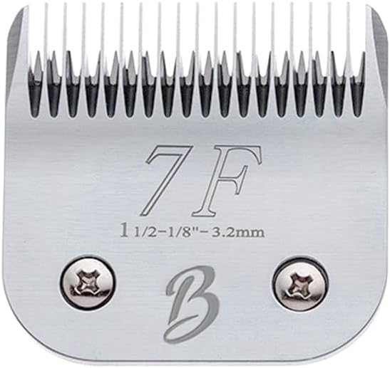 Detachable A Series 7f Blades for Dog Grooming Full Tooth Cuts Length 1/8" - 3.2mm Japanese High Carbon Steel 7F Dog Grooming Blade Supplies | 7f Blade Clippers (Compatible A5 Series(B7F)-PawvioPets