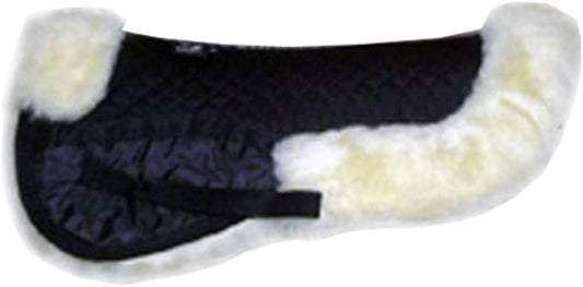 Engel Sheepskin Lined Half Saddle Pad - Small-PawvioPets