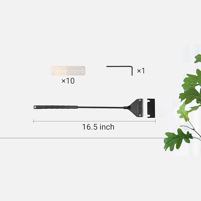 Algae Scraper for Glass Aquarium,Aquarium Razor Scraper with 10 Replaceable Blades,Aquarium Cleaning Tools.-PawvioPets