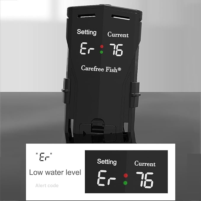 Carefree Fish 100/200/300/500/800W Paladin Aquarium Heater PTC Ceramics Heating Rod Digital LED Intelligent Leaving Water Automatically Stop Heating System for Freshwater and Saltwater No Cooking Fish-PawvioPets