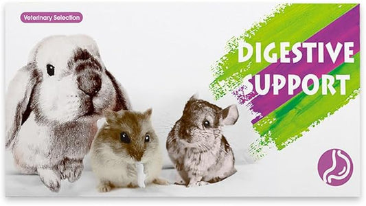 Digestive Support for Rabbits - High Fiber Probiotics, GI Stasis Prevention, Promote Gut Motility, Critical Care Herbivore Supplement, Rabbit & Guinea Pig Treats/Food, 36 Capsules-PawvioPets
