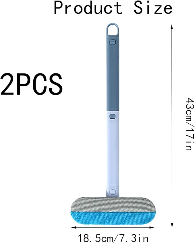 Dog Hair Remover for Couch Reusable Pet Hair Remover Brush 23in Long Handle for Furniture, Couch, Carpet, Clothes-PawvioPets