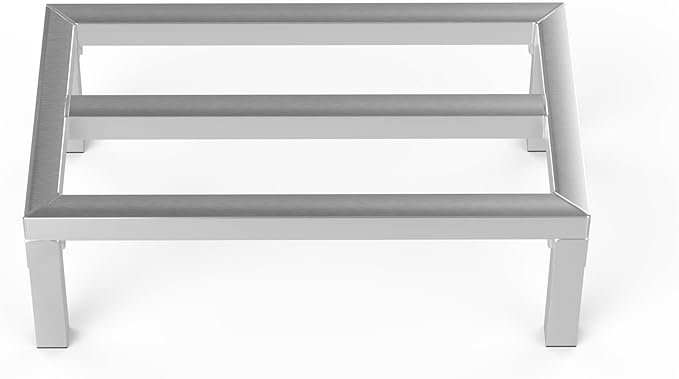 14 in X 24 in. Aquarium Stand | Industrial Style Aluminum Fish Tank Base with Open Frame Design-PawvioPets