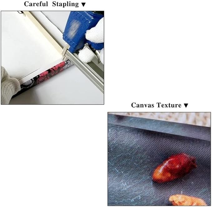 Beautiful Lake Mountain Range Sunrise Sunset Landscape Canvas Wall Art for Living Room, Autumn Forest National Park Scenery, Nature Scenic Picture Print Artwork Painting Decor,Inner Frame 20x40-PawvioPets