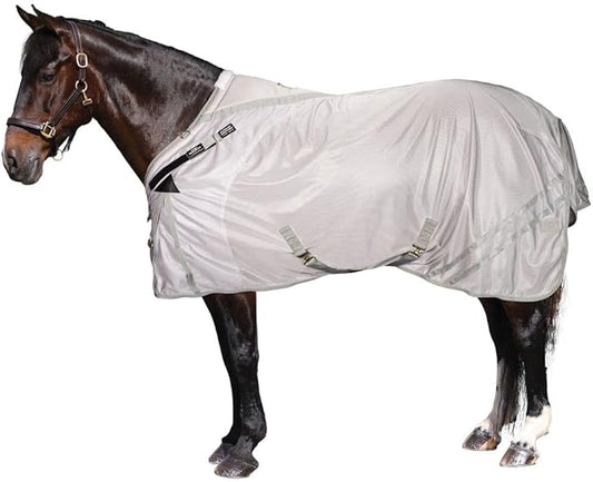 Dura-Tech RipGuard Adjusta-Fit Horse Fly Sheets | Self-Repairing Durability | Enhanced UV & Insect Protection | Ideal for All Horse Breeds-PawvioPets