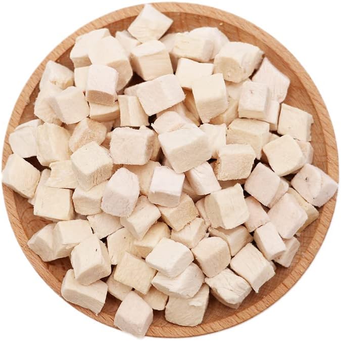 Freeze Dried Chicken Cat & Dog Treats –8OZ Chicken Meat - High Protein, Bite-Sized, Training Treats Snacks (Chicken)-PawvioPets