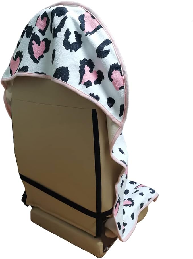 Car Seat Cover Protector Front Seats,for Gym Workout,Running,Swimming,Beach and Hiking,Waterproof Sweat Towel Bucket Seat Covers for Cars SUV Trucks (Leopard Print, 1Pcs)-PawvioPets