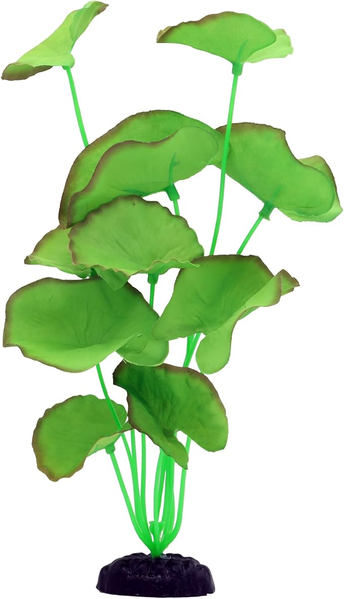 2-Pack 12 Inch Aquarium Silk Aquarium Plants, Artificial Plastic Plant for Small Tank, Goldfish, Fish Hides (Green B, 12 Inch)-PawvioPets