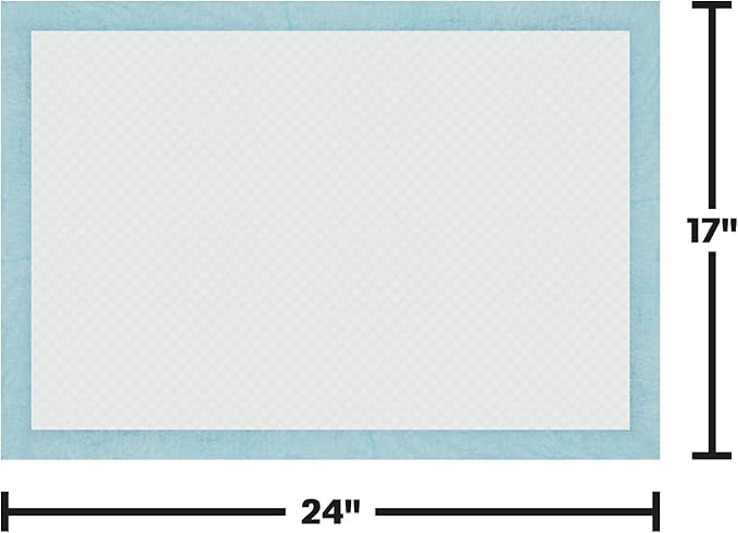 BV Small Puppy Pads 100 Count 17"x24" - Leak-Proof & Absorbent Pee Pads For Dogs with 6-Layer Design, Rapid Dry Sheet & Built-In Attractant - Dog Pad with Odor Control, Perfect for Puppies&Senior Dogs-PawvioPets