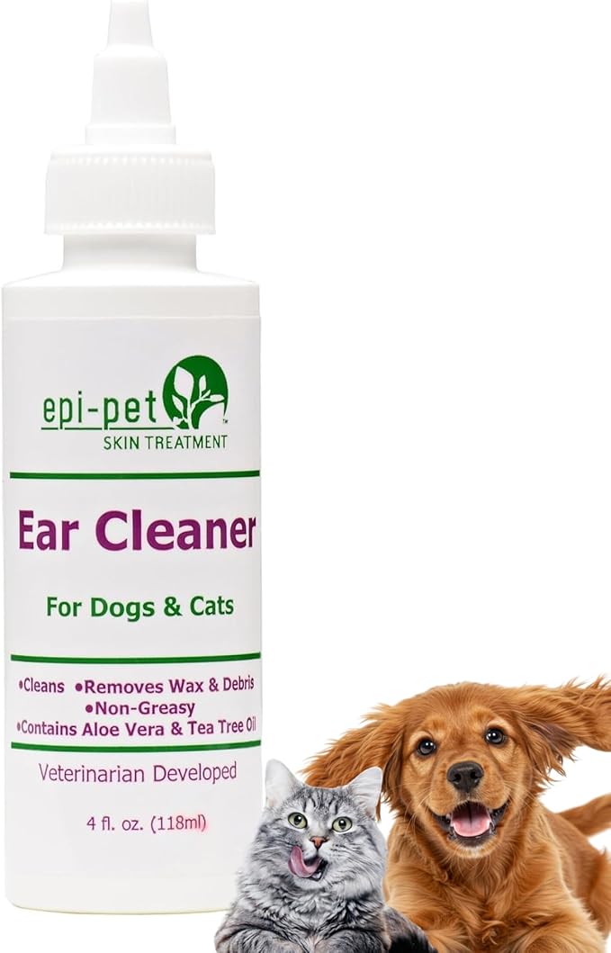Ear Cleaner for Pets, 4-Ounce (90712)-PawvioPets