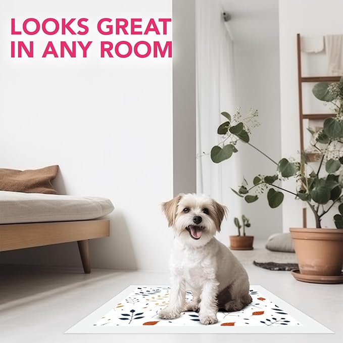 Disposable Dog Training Pads – Highly Absorbent Pee Pads with Quick-Dry Gel, Leak Proof Backing, Pheromonal Attractant for Housebreaking and Indoor Potty Training – 23 x 23 in (100 Count)-PawvioPets