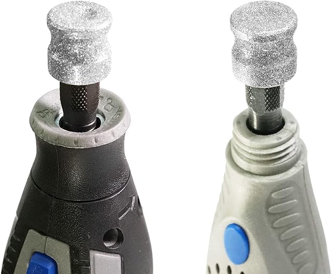 Diamond Dremel Dog Nail Grinder Bit, Dremel Nail Grinder for Pets, Faster Jumbo Dremel Diamond Bit for Dog Nails, 1/8'' Dremel Dog Nail Grinder Attachment, Dog Nail Grinder for Animals Nail Care-PawvioPets