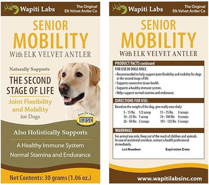 Dog Senior Mobility Formula, 30 gm-PawvioPets