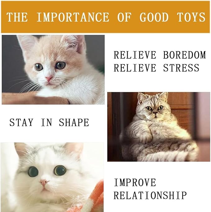 24 PCS Cat Worm Toy Zebra Print Feather Worm Teaser Refills Attachment Cute Cat Wand Replacement Interactive Wand Accessories for Fishing Pole Toy Teaser for Indoor Cats Kitten-PawvioPets