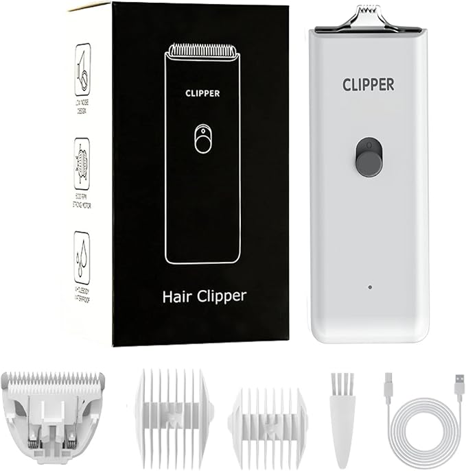 Dog Cat Home Hair Waterproof Clipper Portable Electric USB Rechargeable Pet Grooming Tools Low Noise Shaver Cordless Trimmer for Small and Large Pets-PawvioPets