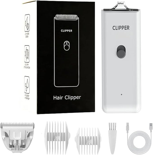 Dog Cat Home Hair Waterproof Clipper Portable Electric USB Rechargeable Pet Grooming Tools Low Noise Shaver Cordless Trimmer for Small and Large Pets-PawvioPets