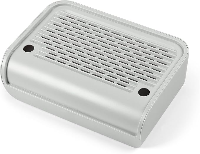 Cat Litter Box Step, Cat Litter Box Ramp Mat with Filter Function for Self-Cleaning Cat Litter Box, Easy to Clean, Cat Pedal Step Stool Ideal for Kitten & Elderly Cats (Light Grey)-PawvioPets