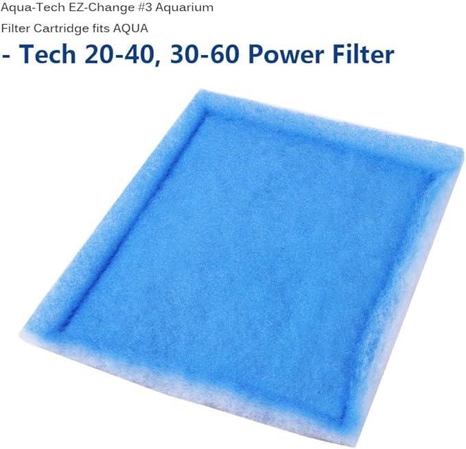 30PCS #3 Fish Tank Filters, Aquarium Filter Cartridge Compatible with Rite-Size C & Fit for EZ-Change #3 20-40/30-60 Gallon Fishtank Power Filter Replacement-PawvioPets