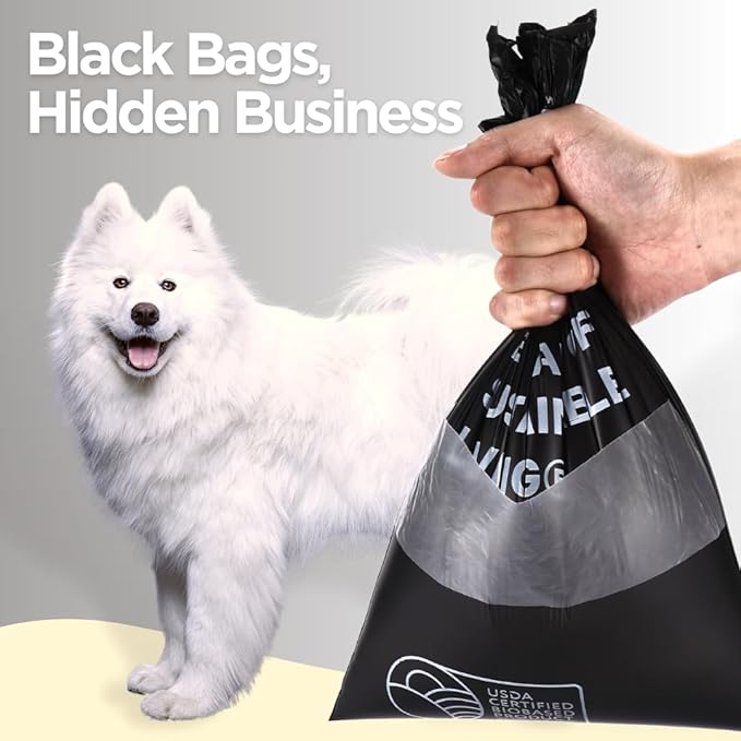 Commercial Pull-Strap Header Dog Poop Bags, 38% USDA Certified Plant-Based, Leak-Proof and Tear Resistant, For Parks, Apartments, and Public Pet Waste Stations, (3,200 Count)-PawvioPets