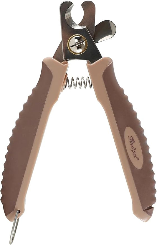 Dog Nail Clippers for Medium or Large Dogs Pet Nail Trimmers Pet Grooming Clippers with Safety Guard to Avoid Over Cutting M-PawvioPets