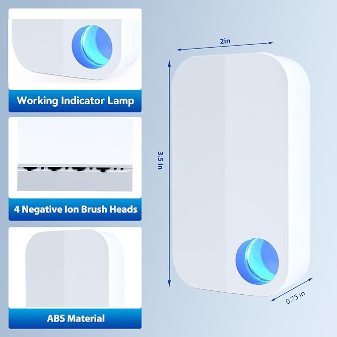 Air Ionizers Negative Ion Air Purifier for Home Portable Air Freshner for Office Living Room,kitchen,Bathroom,Pet Room, Quiet Operation Ionic Air Purifier for Bedroom(4)-PawvioPets