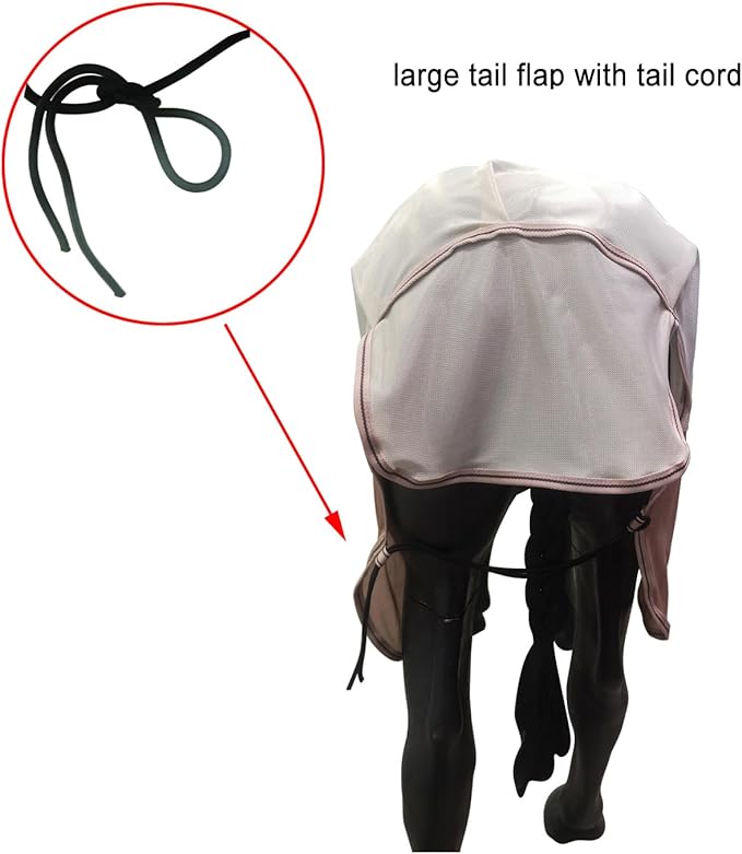 BARN & STABLE Breathable and UV Protective Tear-Resistant Mesh Horse Fly Sheet Comfy Equine Summer Sheet with Removable Web Leg Straps-PawvioPets