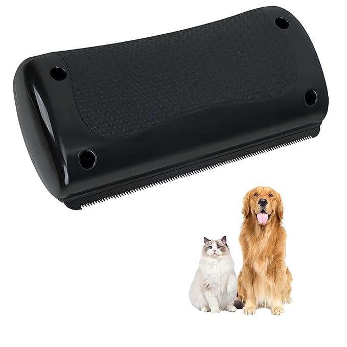 Deshedding Brush - Dog Brush for Shedding & Pet Hair Removal Tool, Double Sided Grooming Brush - Dog & Cat Grooming Supplies for Long Short Hair-PawvioPets