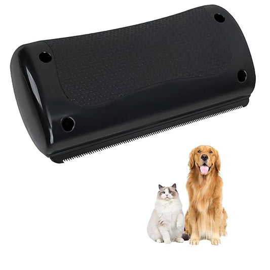 Deshedding Brush - Dog Brush for Shedding & Pet Hair Removal Tool, Double Sided Grooming Brush - Dog & Cat Grooming Supplies for Long Short Hair-PawvioPets