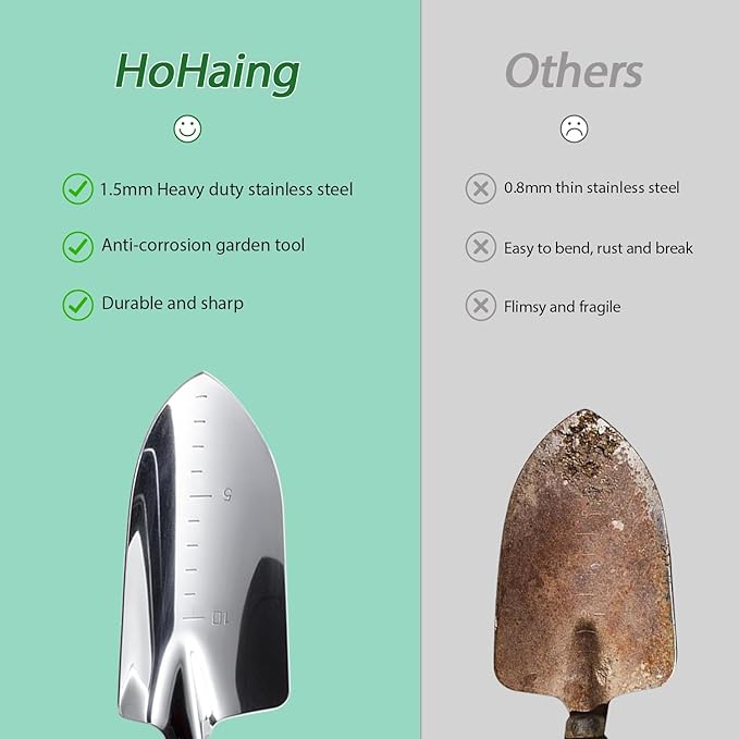 Garden Tool Set, 10 Piece Kit with Heavy Duty Folding Stool, Detachable Storage Tote Bag, Stainless Steel Tools, Gifts for Women Men Green-PawvioPets