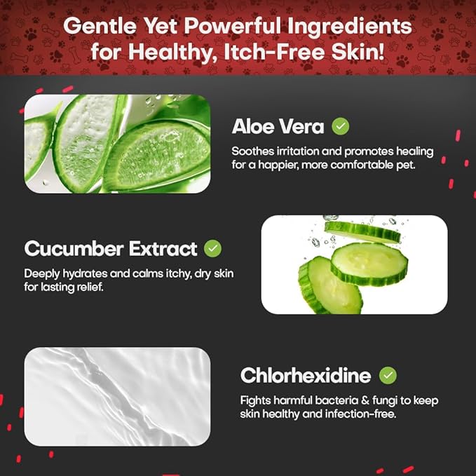 2% Chlorhexidine Wipes for Dogs 3X Larger | Yeast Infection Ringworm Fungus Hot Spot Itch Relief | Medicated Antibacterial Antifungal Extra Gentle Soothing Topical Wipes for Dog Cat | 50 Wipes-PawvioPets