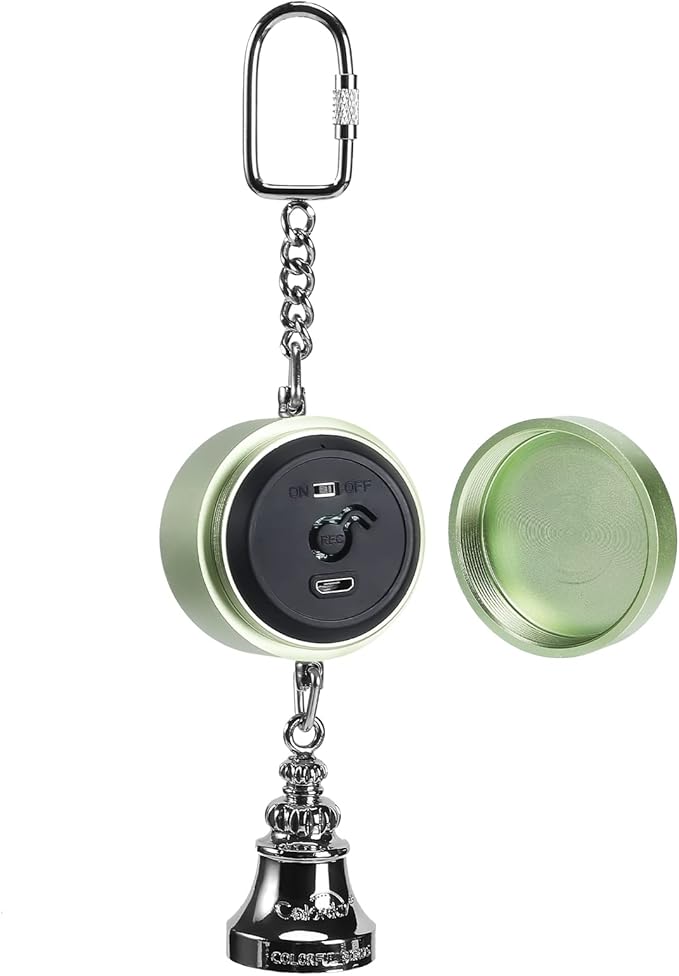 Colorday Bird Toys Parrot Talking Coach & Interactive Voice Bell for Parakeet, African Grey, Amazon Parrots, Quaker, Cockatiel, Conure (Green)-PawvioPets