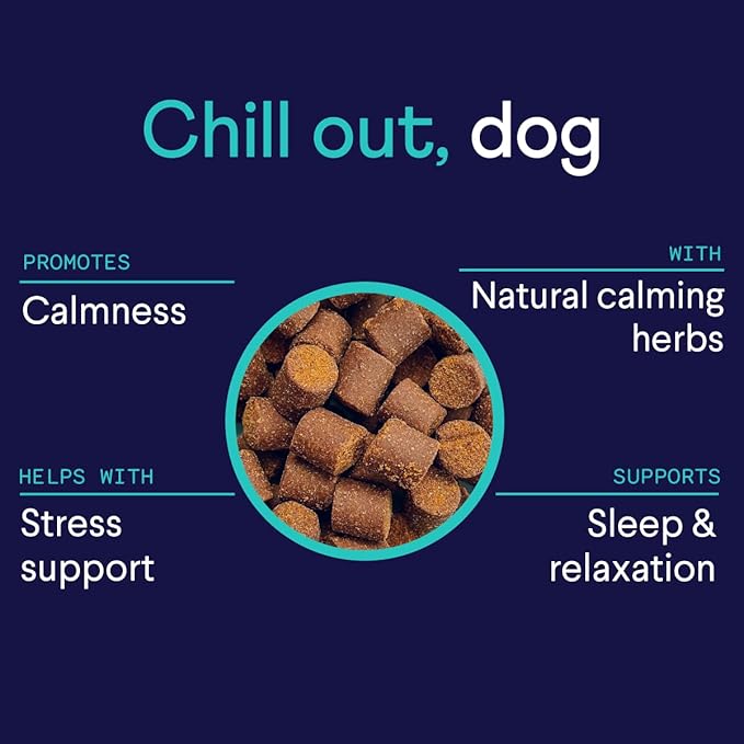 Finn Calming Aid for Dogs - Natural Calming Chews with Melatonin to Support Stress, Separation & Sleep - 90 Soft Chews-PawvioPets