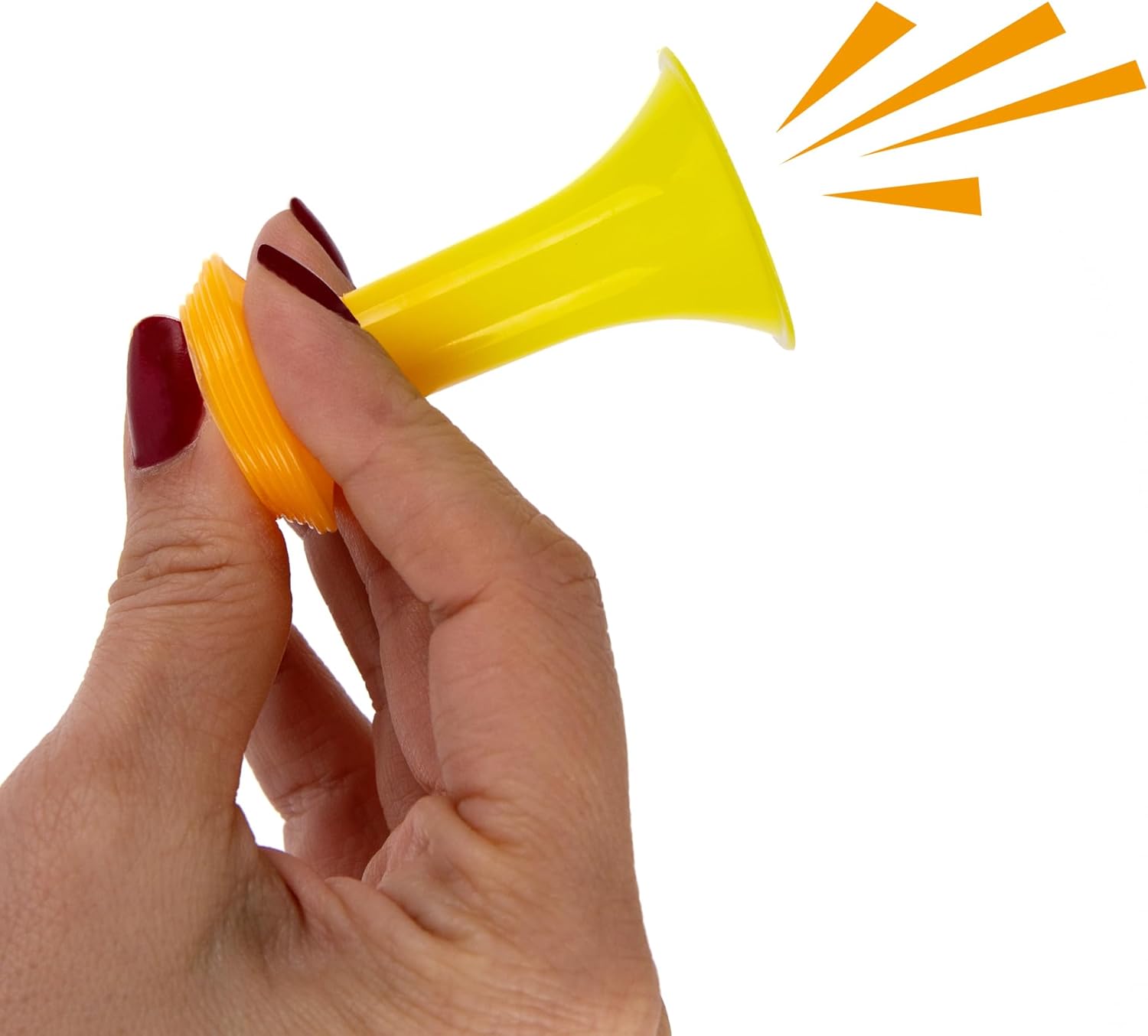 ArtCreativity Mini Push Trumpet Party Blowers, Set of 12 Horn Noise Makers for Sporting Events, Easter Basket Essentials, Classroom Prizes, Party Favors Goodie Bags Stuffers for Kids, Assorted