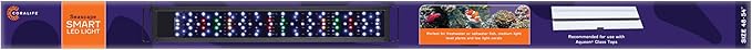 Coralife Fish Tank Aquarium Seascape WiFi/Bluetooth Smart LED Light Fixture, 48-54"-PawvioPets