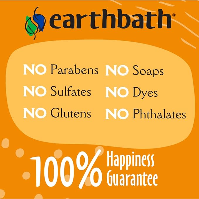 earthbath, Oatmeal & Aloe Dog Shampoo - Oatmeal Shampoo for Dogs, Itchy, Dry Skin Relief, Dog Wash, Made in USA, Cruelty Free, Fragrance Free Pet Shampoos - 128 Oz (1 Pack)-PawvioPets