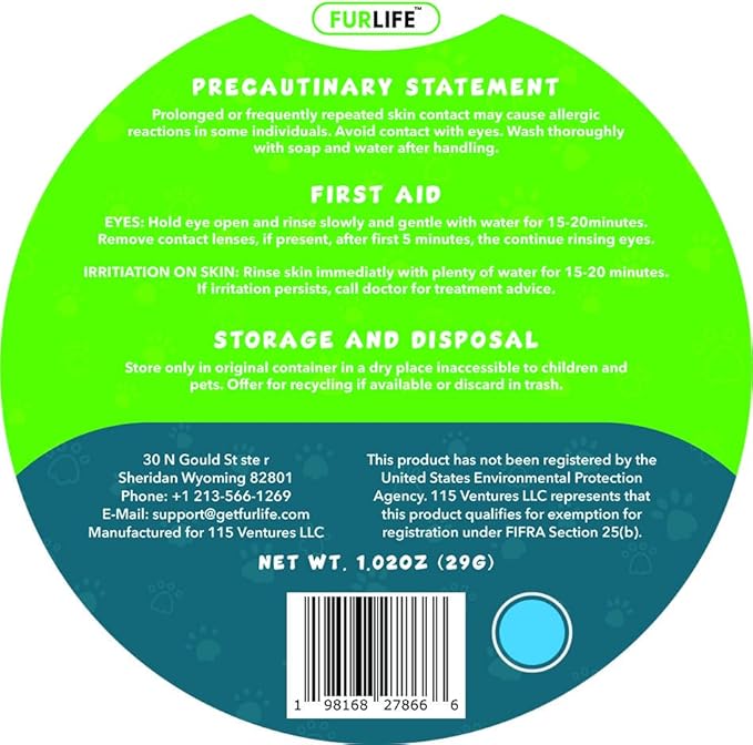 FurLife Flea and Tick Collar for Dogs – Waterproof Blue Dog Collar, Pet Supplies for Tick and Flea Prevention for Dogs, Safe for All Breeds-PawvioPets