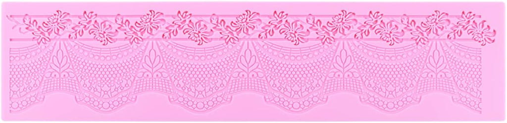 Embossing Lace Fondant Molds, Flower Cake Lace Molds, Silicone Molds for Cake Decorating Tool, Cake Lace Mats