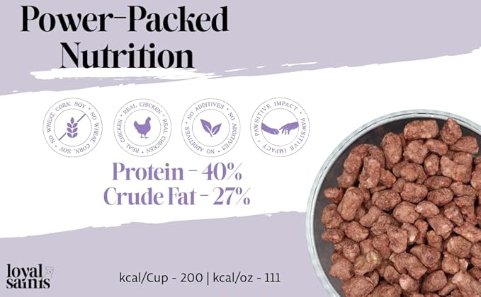Freeze Dried Raw Dog Food - Premium Chicken Flavor with High Protein & Grain Free Dog Food for Small or Large Breeds and Picky Eaters - Versatile as Meal Topper, Pet Snack & Treats, 14 Oz-PawvioPets