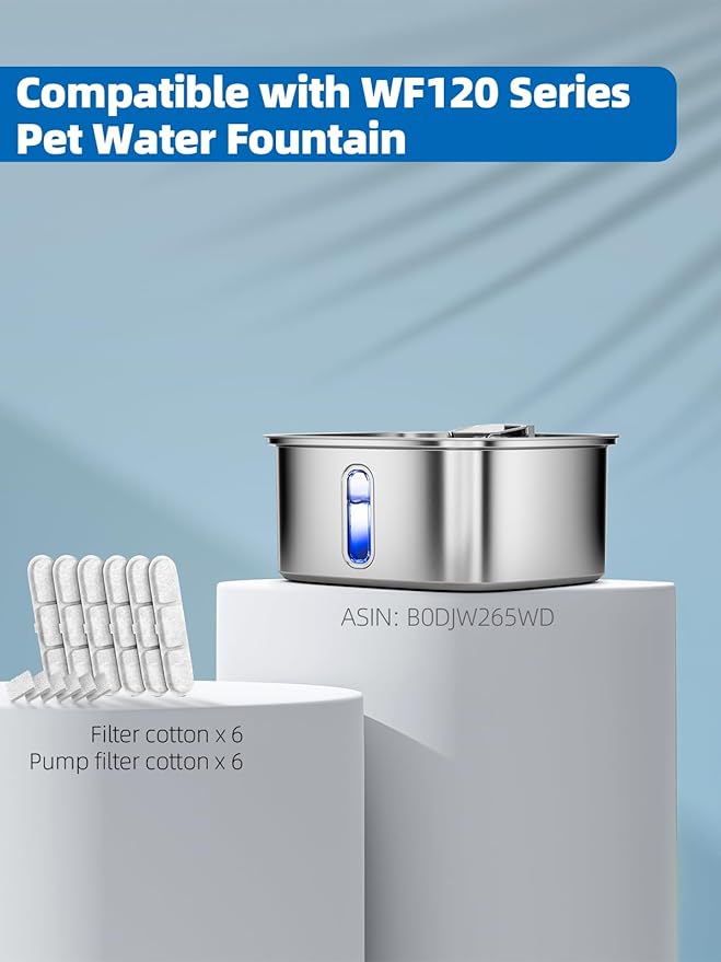 Dog Water Fountain for Large Dogs, 9L/2.4Gal Stainless Steel Dog Fountain with Visible Window & Filtration, Automatic Pet Water Bowl Dispenser Indoor, for All Dogs and Multi-Pet (Filters)-PawvioPets