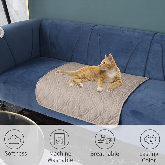 Ameritex Waterproof Dog Bed Cover Pet Blanket for Furniture Bed Couch Sofa Reversible-PawvioPets