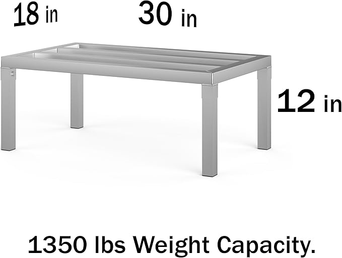 18 in X 30 in. Aquarium Stand | Industrial Style Aluminum Fish Tank Base with Open Frame Design-PawvioPets