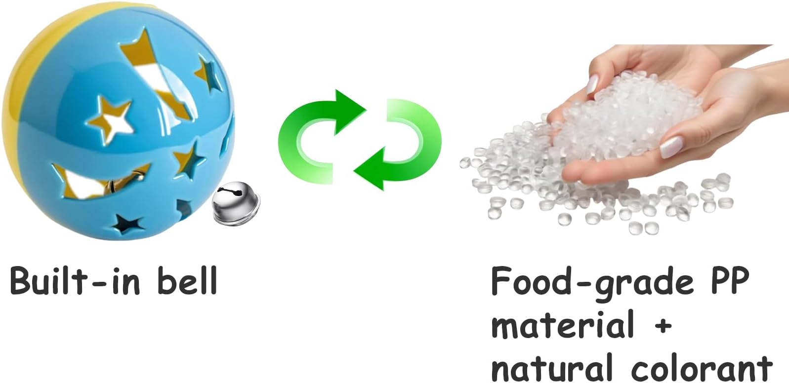 40-Piece Cat Toy Set for Indoor Cats and Kittens (1.5'' - 2.3'', Cat Toys Ultimate Pack)-PawvioPets