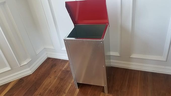 Duncan's Dog Feeder - Galvanized Metal Pet Food Station for Outdoor or Indoor Use - Automatic Gravity Self Feeding Dispenser for Small, Medium, and Large Breeds - Holds 25 Pounds of Dry Kibble-PawvioPets